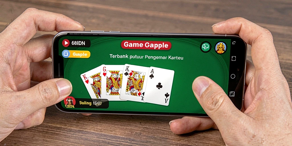 Tampilan gameplay seru Gaple di 68IDN yang mengasyikkan.