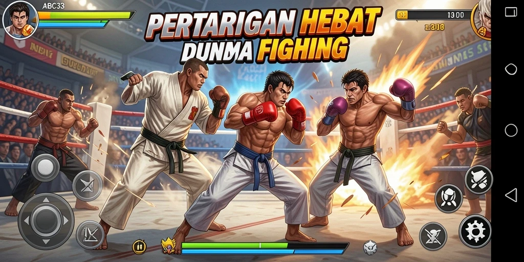 Gameplay seru ABC33 dengan pertarungan menarik dan grafis menakjubkan.