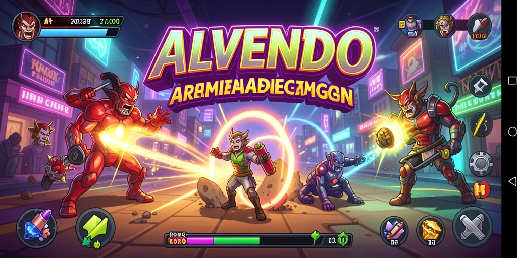 Screenshot gameplay ALVENDO dengan aksi seru dan tantangan menarik.