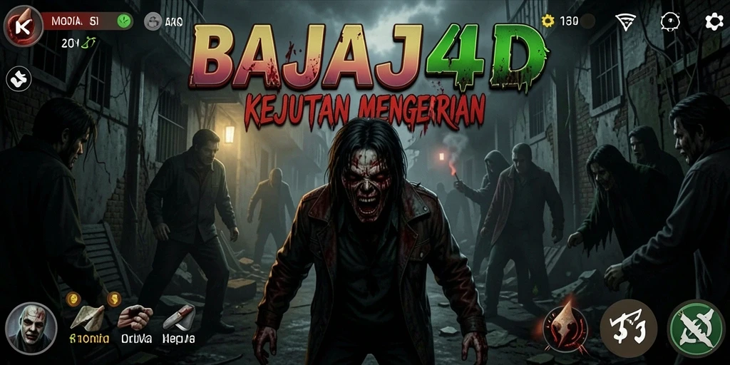 Tampilan menakutkan dari gameplay BAJAJ4D saat menghadapi makhluk Horror.
