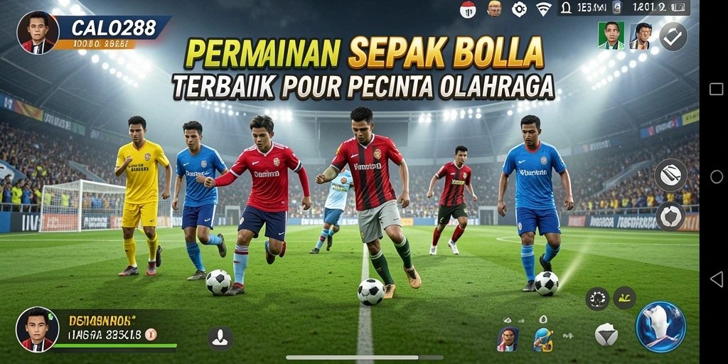 Screenshot gameplay CALO288 yang menunjukkan aksi seru di lapangan.