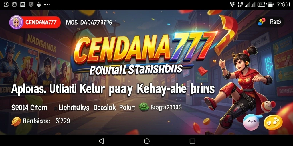 Tampilan screenshot utama CENDANA777 menampilkan fitur-fitur utilitas yang canggih.