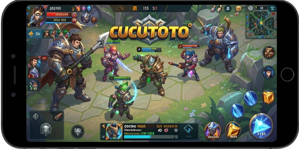 Tampilan gameplay seru dan aksi mendebarkan dalam CUCUTOTO.