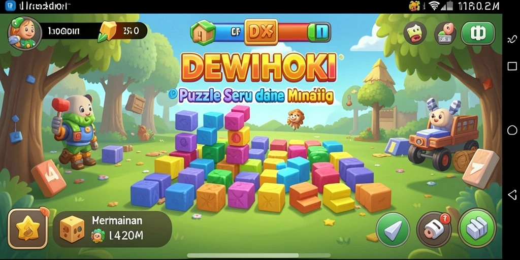 Tampilan gameplay menantang dari DEWIHOKI yang seru.