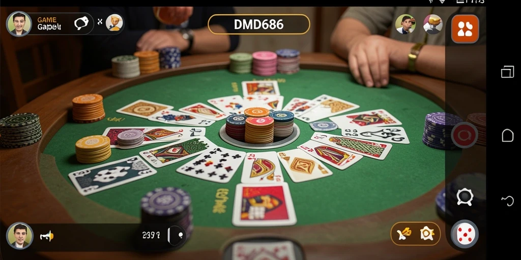 Tampilan gameplay DMD686 yang seru dan interaktif.