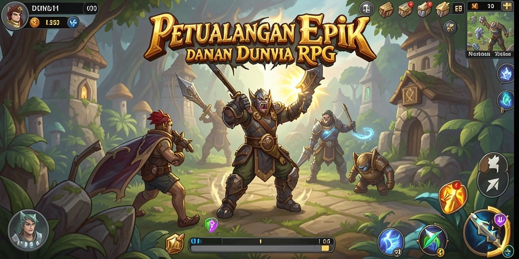 Tangkapan layar DY01 menampilkan aksi pertempuran yang mendebarkan dalam RPG.
