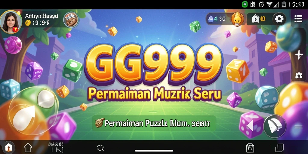 Tampilan gameplay GG999 yang seru dengan banyak teka-teki menarik.