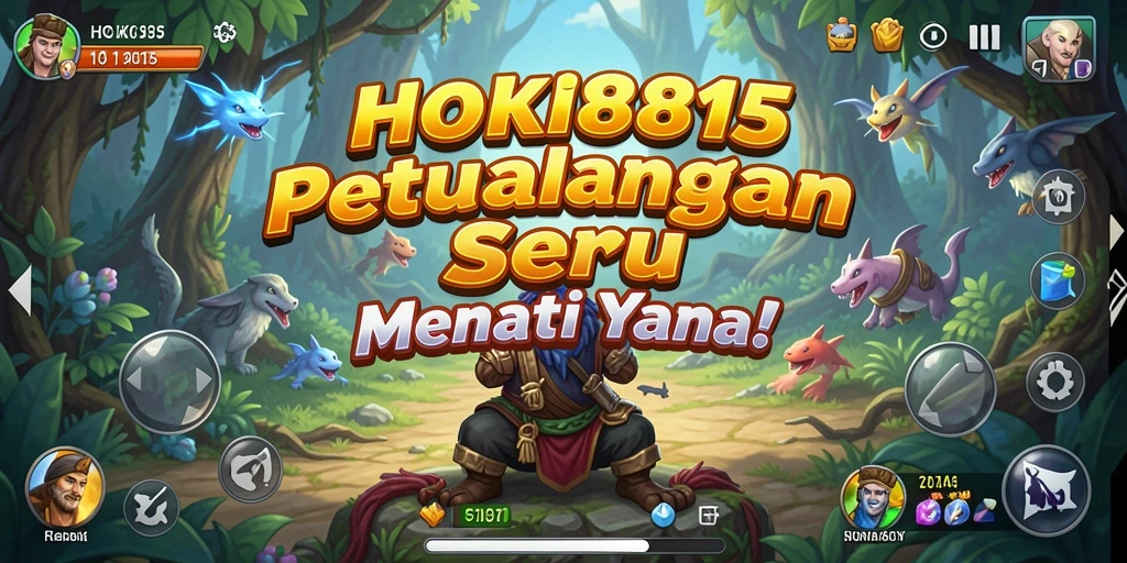 Tampilan gameplay HOKI8815 yang seru dan penuh tantangan.