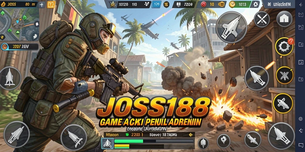 Gameplay seru dengan aksi mendebarkan di JOSS188.