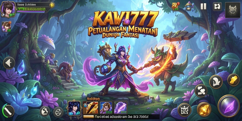 Tampilan gameplay KAWI777 yang menarik dan penuh aksi.