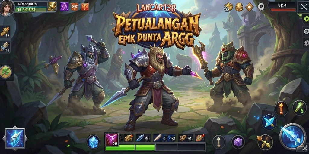 Tampilan dinamis dari aksi pertarungan dalam LANCAR138.