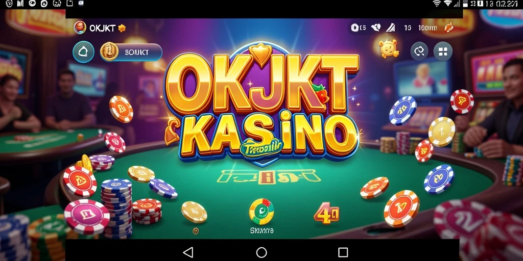 Tampilan gameplay menarik dari aplikasi Kasino OKJKT.