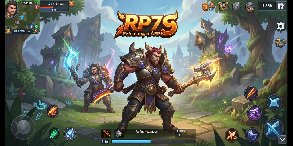 Gameplay menawan dari RP79 dalam dunia ARPG yang luas.