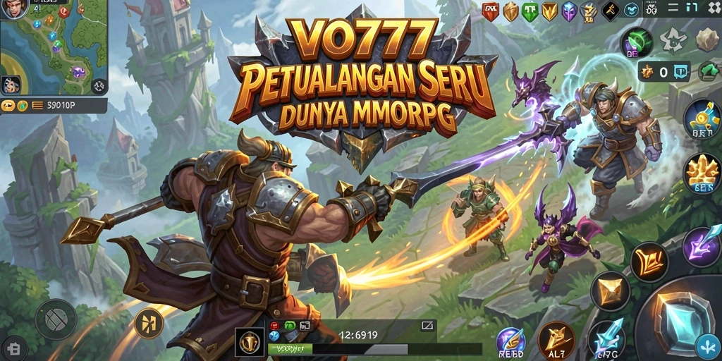 Tangkapan layar VO777 menampilkan aksi seru dalam petualangan MMORPG.