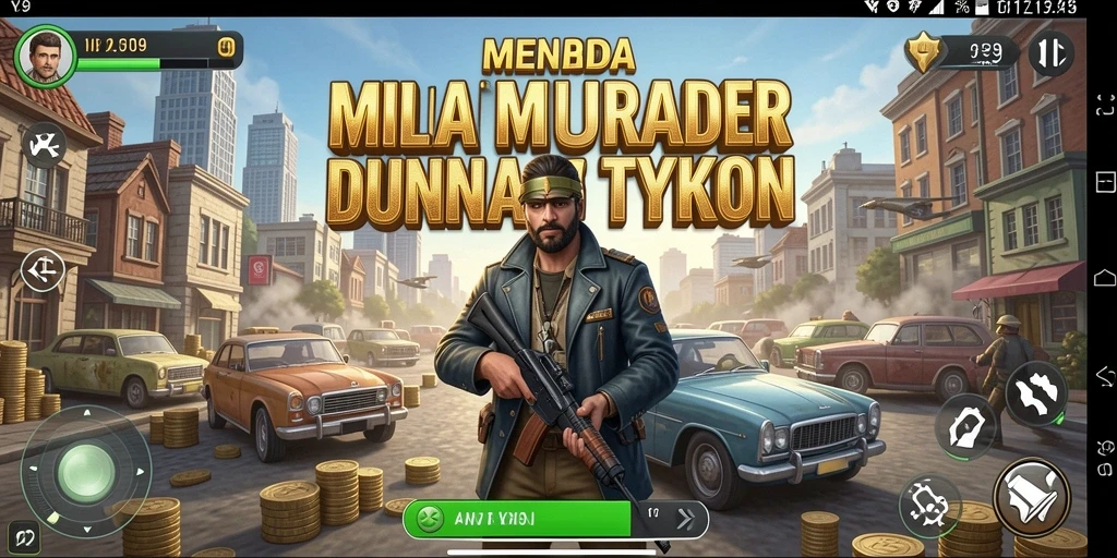 Tampilan gameplay menarik dari Y89 dengan banyak pilihan bisnis.